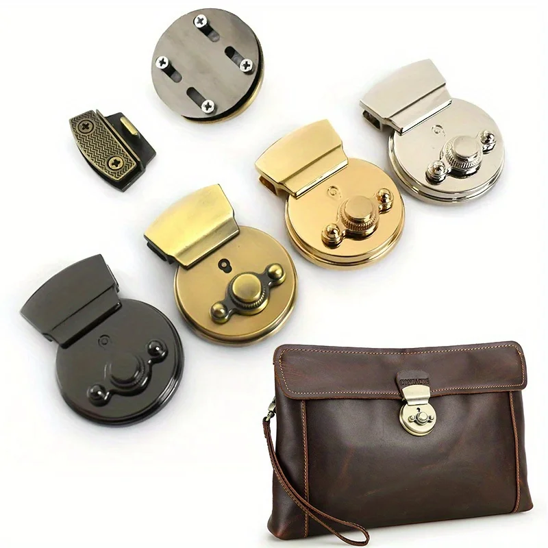 1PC Fashion Metal Round Bag Twist Lock Mortise Lock Luggage Making Parts Gift Box Lock Round Lock DIY Crafts Accessories
1PC Fashion Metal Round Bag Twist Lock Mortise Lock Luggage Making Parts Gift Box Lock Round Lock DIY Crafts Accessories