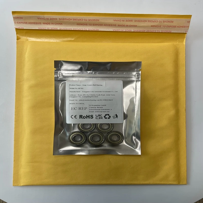 10PCS 607ZZ 7X19X6 mm Deep Groove Ball Bearings ABEC-7 Suitable For Low-Noise Motors Roller Skates Skateboarding Toys
10PCS 607ZZ 7X19X6 mm Deep Groove Ball Bearings ABEC-7 Suitable For Low-Noise Motors Roller Skates Skateboarding Toys