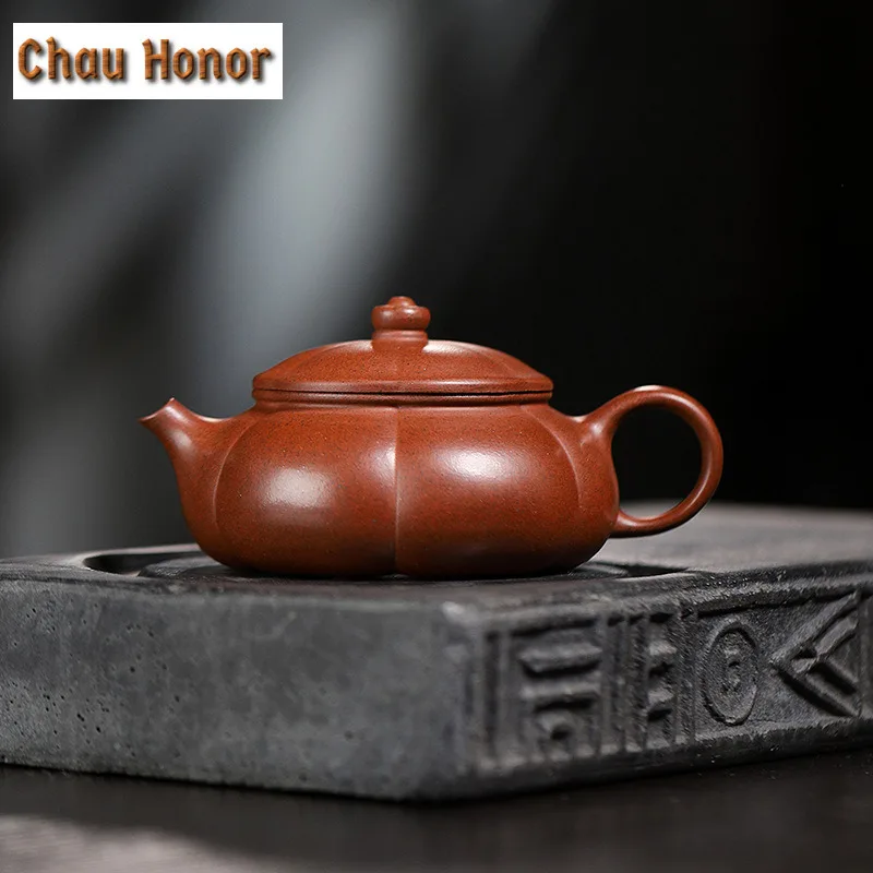 180ml Ancient Yixing Purple Clay Teapots Handmade Plum Blossom Cold River Pot Raw Ore Mud Kettle Zisha Tea Set Ornaments Gifts
180ml Ancient Yixing Purple Clay Teapots Handmade Plum Blossom Cold River Pot Raw Ore Mud Kettle Zisha Tea Set Ornaments Gifts