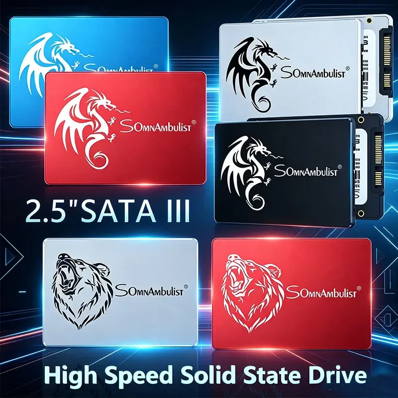SomnAmbulist SSD 2.5 64GB 128GB 256GB 512GB for Laptop Desktop Solid State Drive Sata3 120GB 240GB 480GB
SomnAmbulist SSD 2.5 64GB 128GB 256GB 512GB for Laptop Desktop Solid State Drive Sata3 120GB 240GB 480GB