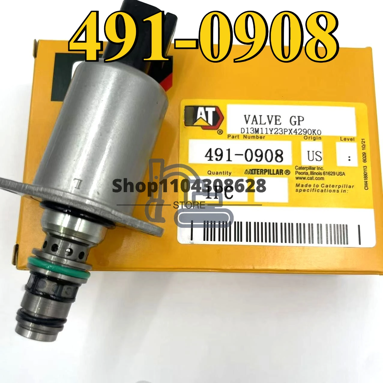 491-0908 4910908 Электромагнитный клапан аксессуаров для экскаваторов для двигателя C7.1 320 320GC 326 330 345GC 349 352 340 352 MH3040
491-0908 4910908 Электромагнитный клапан аксессуаров для экскаваторов для двигателя C7.1 320 320GC 326 330 345GC 349 352 340 352 MH3040