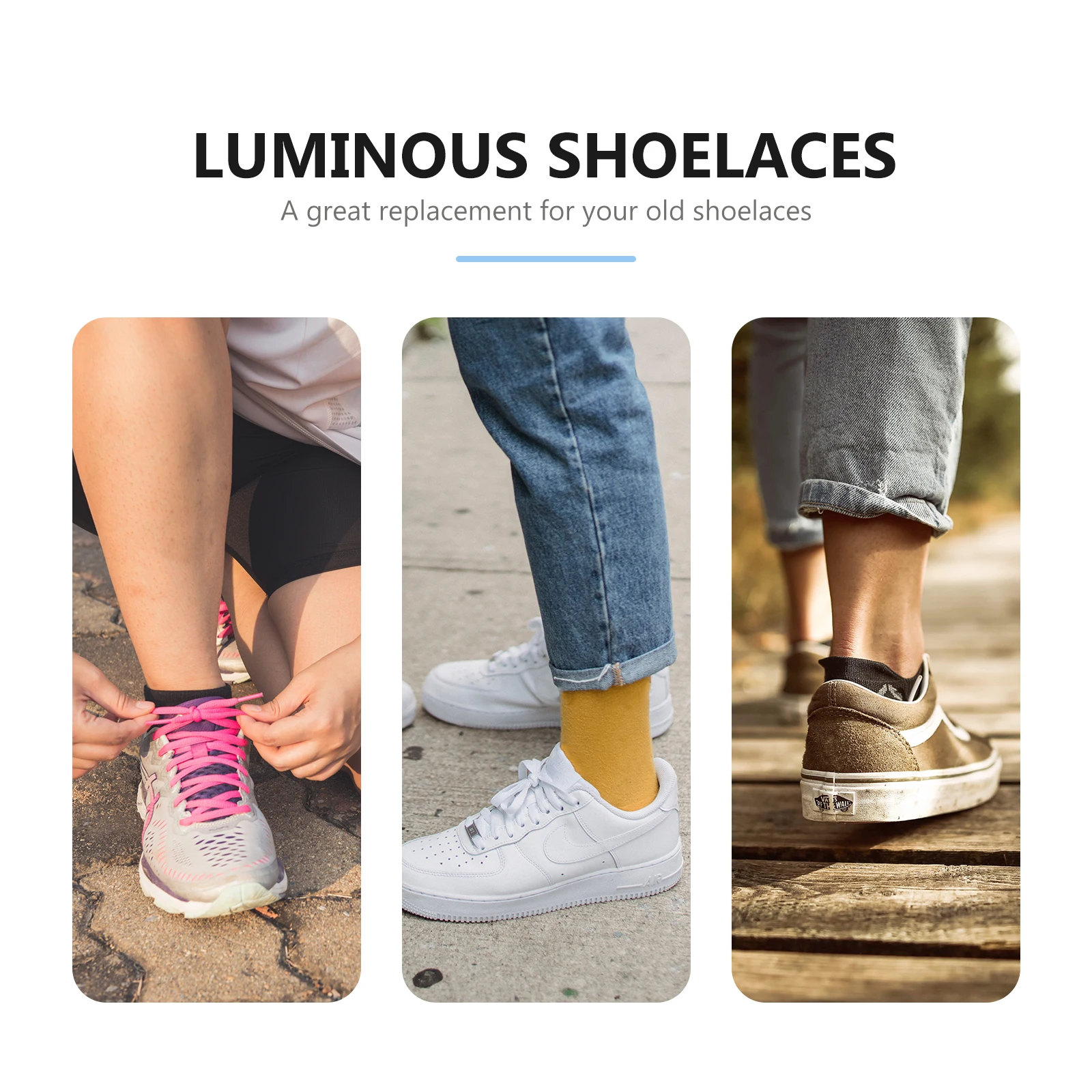 Fluorescent Shoe Laces in Dark Shoelaces Fluorescent Luminous Sports Shoe Laces Night Running Accessories Sneakers
Fluorescent Shoe Laces in Dark Shoelaces Fluorescent Luminous Sports Shoe Laces Night Running Accessories Sneakers