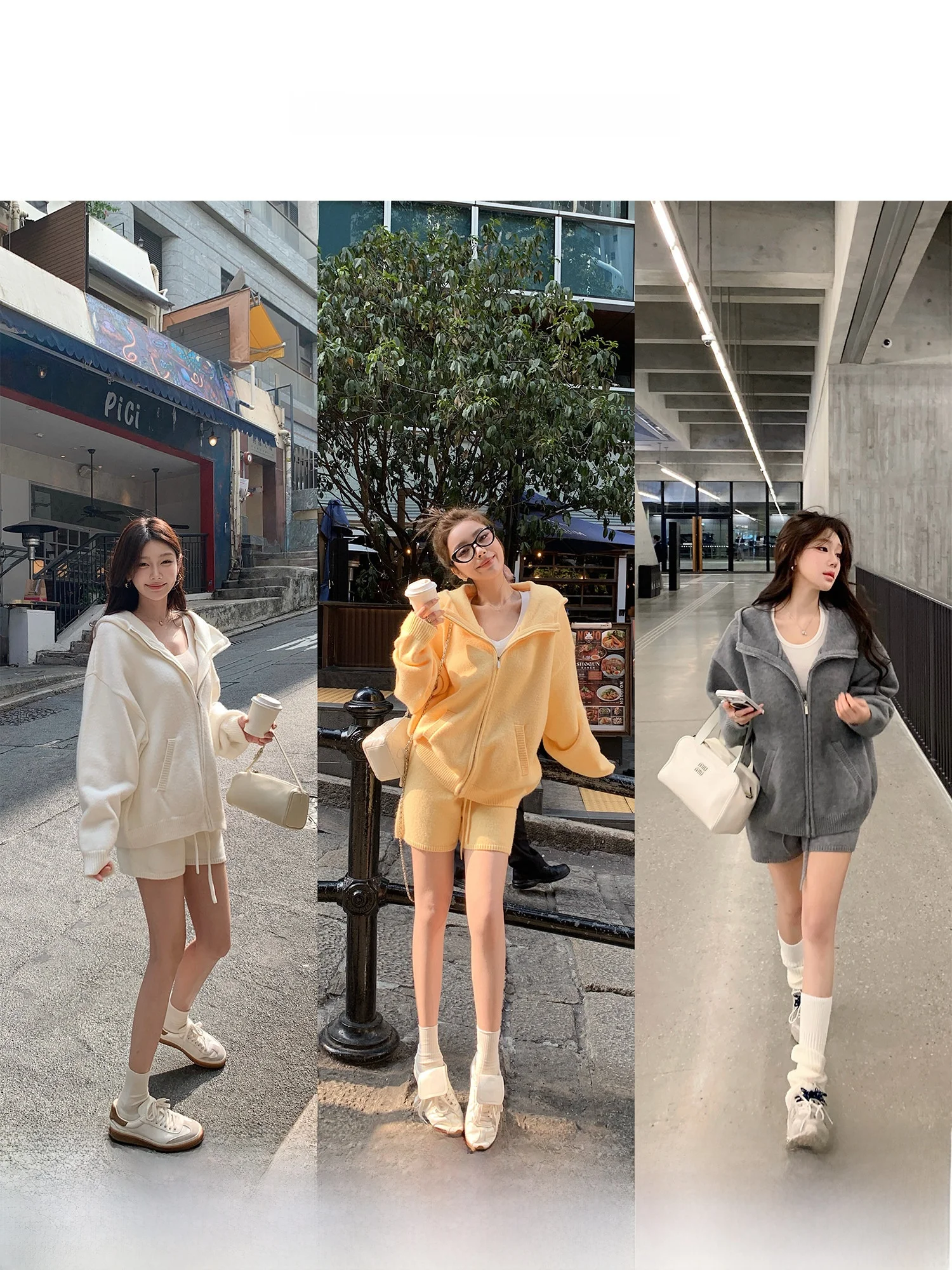 Cozy Toronto Holiday Oversize Knitted Sweatshirt Shorts Set Women's Early Spring Loose Feeling Fashionable Two-Piece Suit
Cozy Toronto Holiday Oversize Knitted Sweatshirt Shorts Set Women's Early Spring Loose Feeling Fashionable Two-Piece Suit