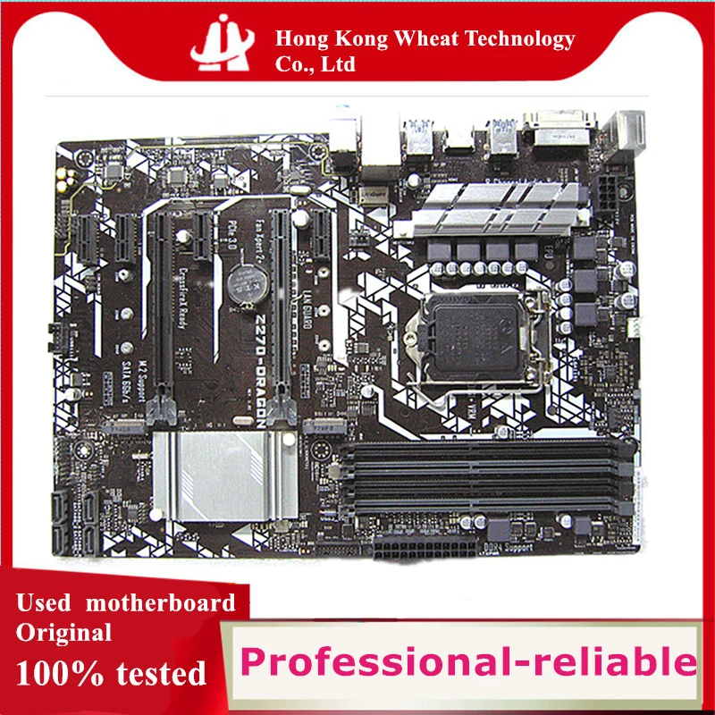 Used Z270 Z270-DRAGON motherboard original For Intel LGA 1151 LGA1151 DDR4 64GB USB2.0 USB3.0 SATA3 Desktop Mainboard
Used Z270 Z270-DRAGON motherboard original For Intel LGA 1151 LGA1151 DDR4 64GB USB2.0 USB3.0 SATA3 Desktop Mainboard