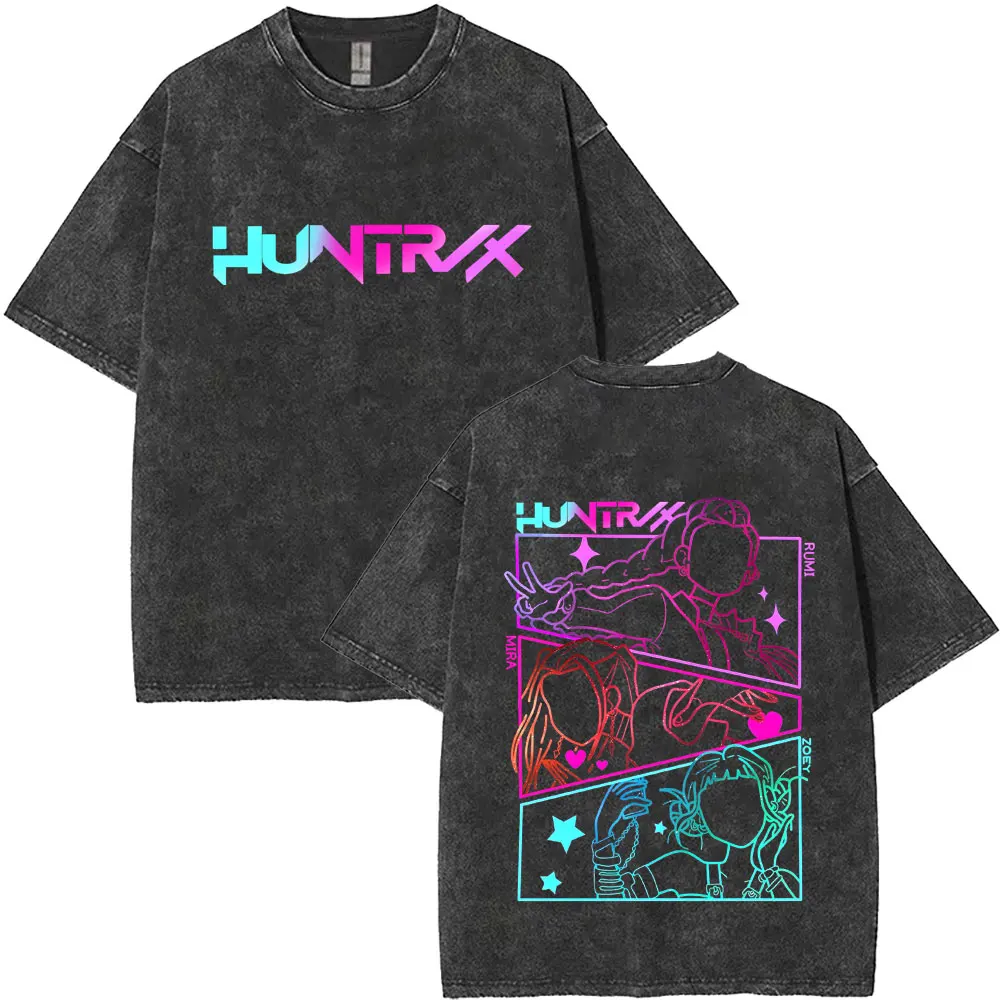 Washed Vintage Movie KPop Demon Hunters Graphic T Shirt Kawaii Rumi Mira Zoey Print T-shirt Men Women Fashion Casual T Shirts
Washed Vintage Movie KPop Demon Hunters Graphic T Shirt Kawaii Rumi Mira Zoey Print T-shirt Men Women Fashion Casual T Shirts