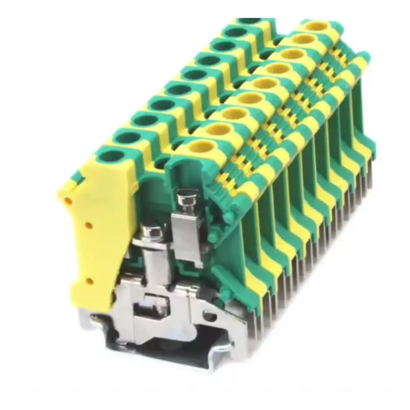 50pcs USLKG 6N Wire Electrical Connector Thickened 6mm² Ground Modular Screw Terminal Block Approved by U/L CE RoHS
50pcs USLKG 6N Wire Electrical Connector Thickened 6mm² Ground Modular Screw Terminal Block Approved by U/L CE RoHS