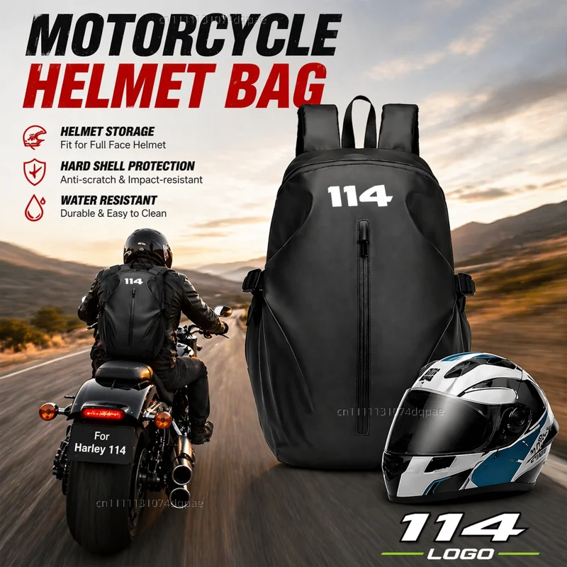 Knight Backpack Motorcycle Helmet Bag Travel Equipment Waterproof Large Capacity For Harley Softail Fat Boy 114 FLFB FLFBS
Knight Backpack Motorcycle Helmet Bag Travel Equipment Waterproof Large Capacity For Harley Softail Fat Boy 114 FLFB FLFBS