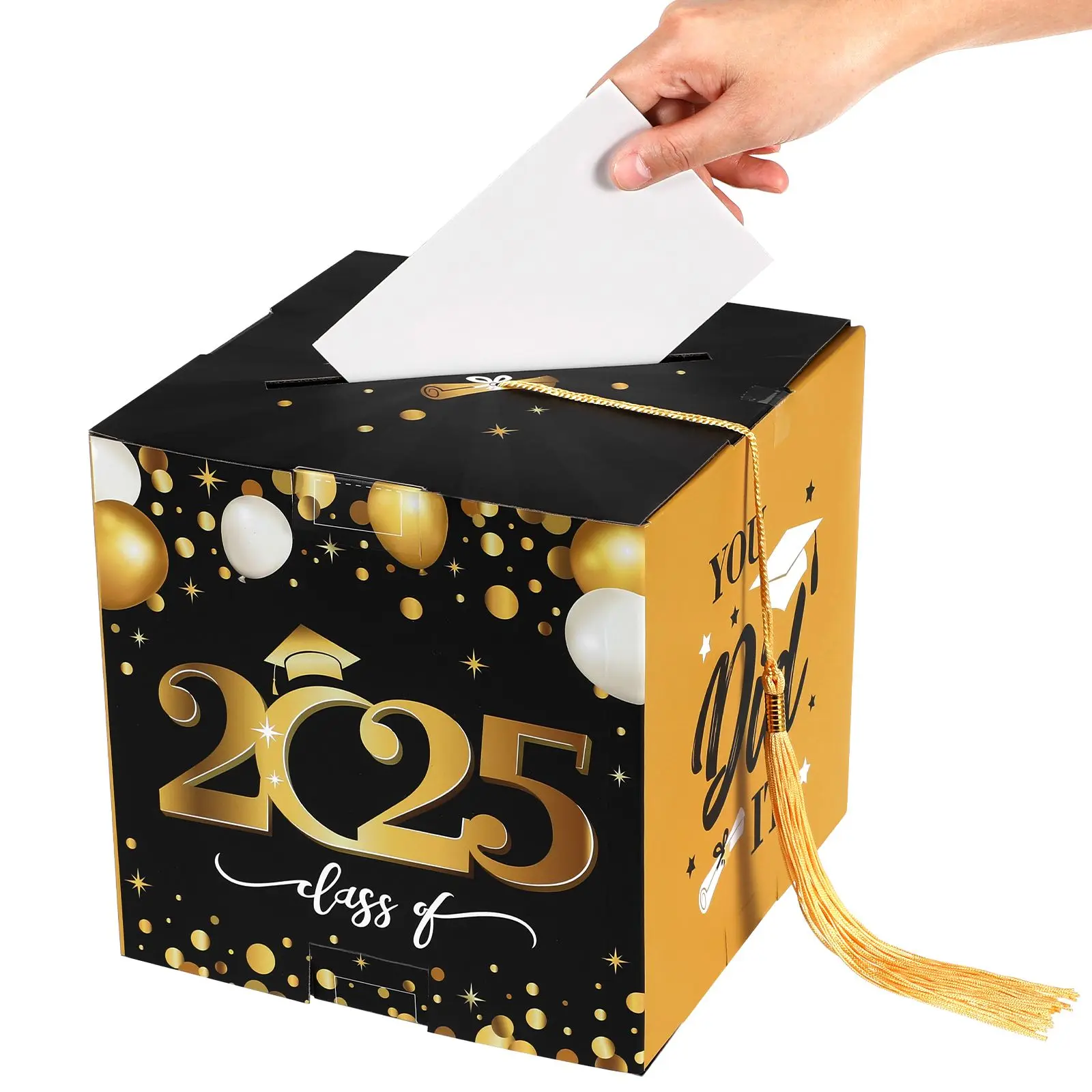 Graduation Card Box Party Decorations Gifts Favor Supplies Storage Boxes Stylish Compact Multifunctional Grad Boxes
Graduation Card Box Party Decorations Gifts Favor Supplies Storage Boxes Stylish Compact Multifunctional Grad Boxes
