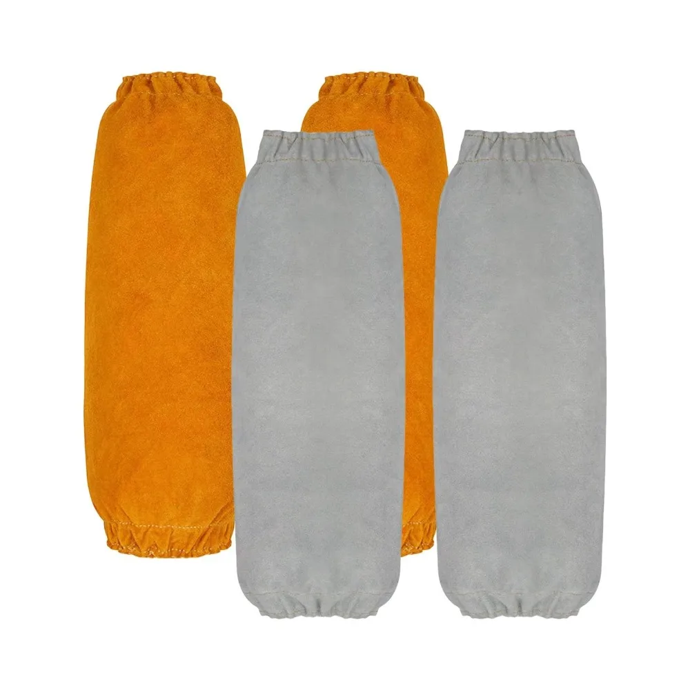 Heat Resistant Welding Sleeve Cover Soft Comfortable Arm Protection Sleeves Sturdy Cowhide Leather Gardening Sleeves
Heat Resistant Welding Sleeve Cover Soft Comfortable Arm Protection Sleeves Sturdy Cowhide Leather Gardening Sleeves
