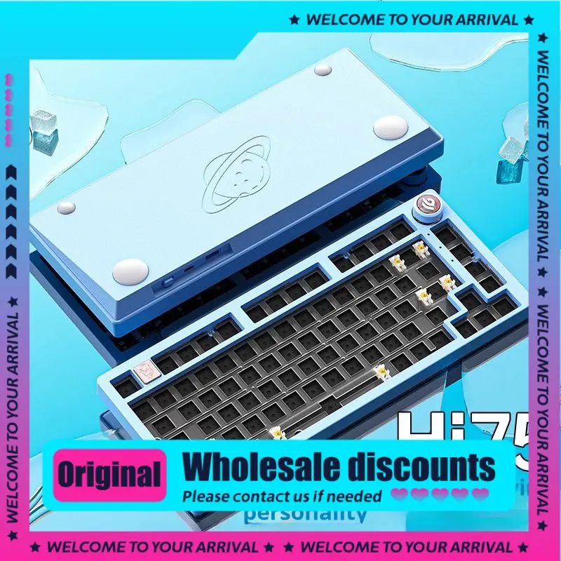 2024 New Bestselling 75 Key Mechanical Keyboard Cap Aluminum Alloy Customized Pbt Kit Wired Esports Game Specific Hot Plug
2024 New Bestselling 75 Key Mechanical Keyboard Cap Aluminum Alloy Customized Pbt Kit Wired Esports Game Specific Hot Plug
