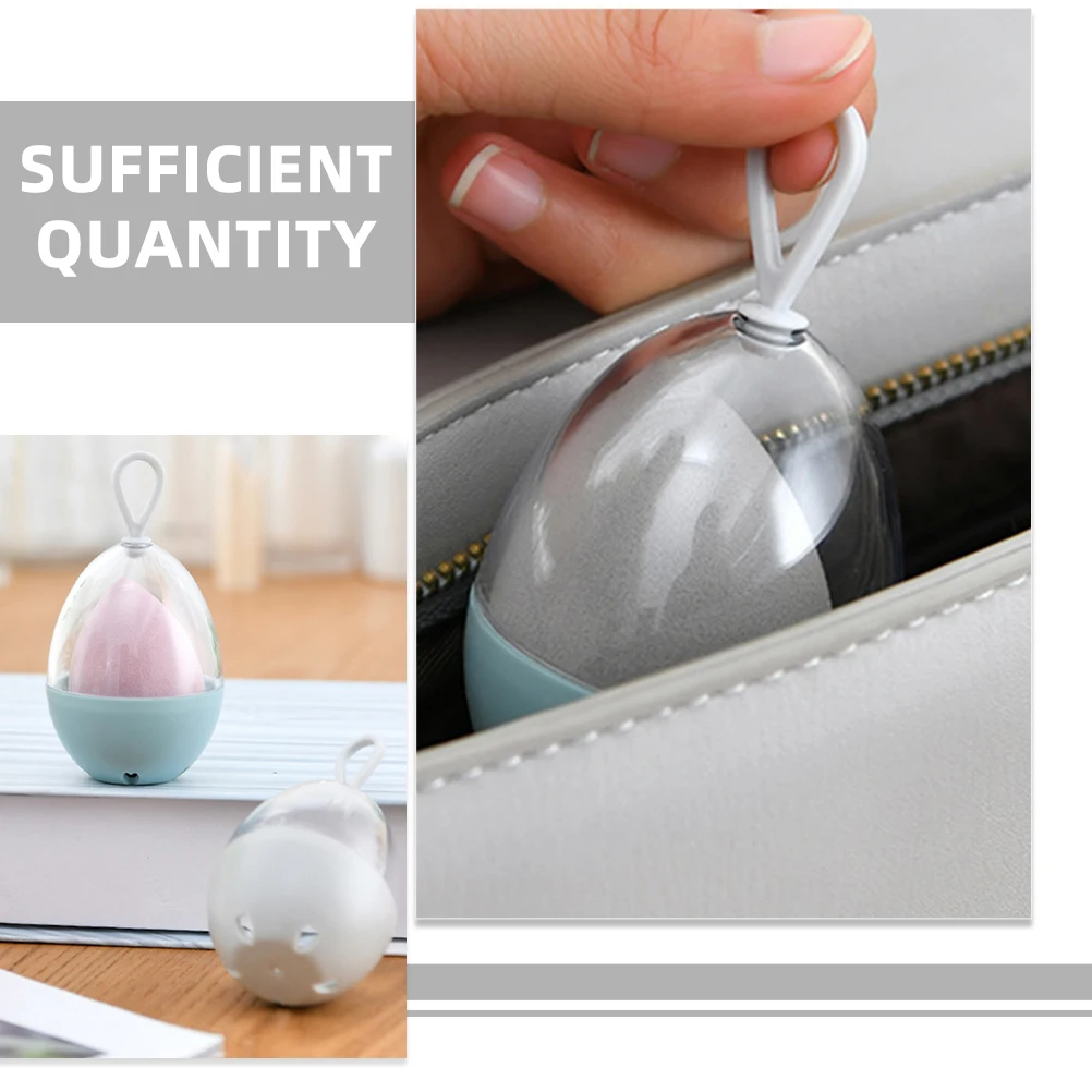 6pcs Beauty Egg Storage Box Travel Foundation Container Reusable Sponge Holder Case Gray Each
6pcs Beauty Egg Storage Box Travel Foundation Container Reusable Sponge Holder Case Gray Each