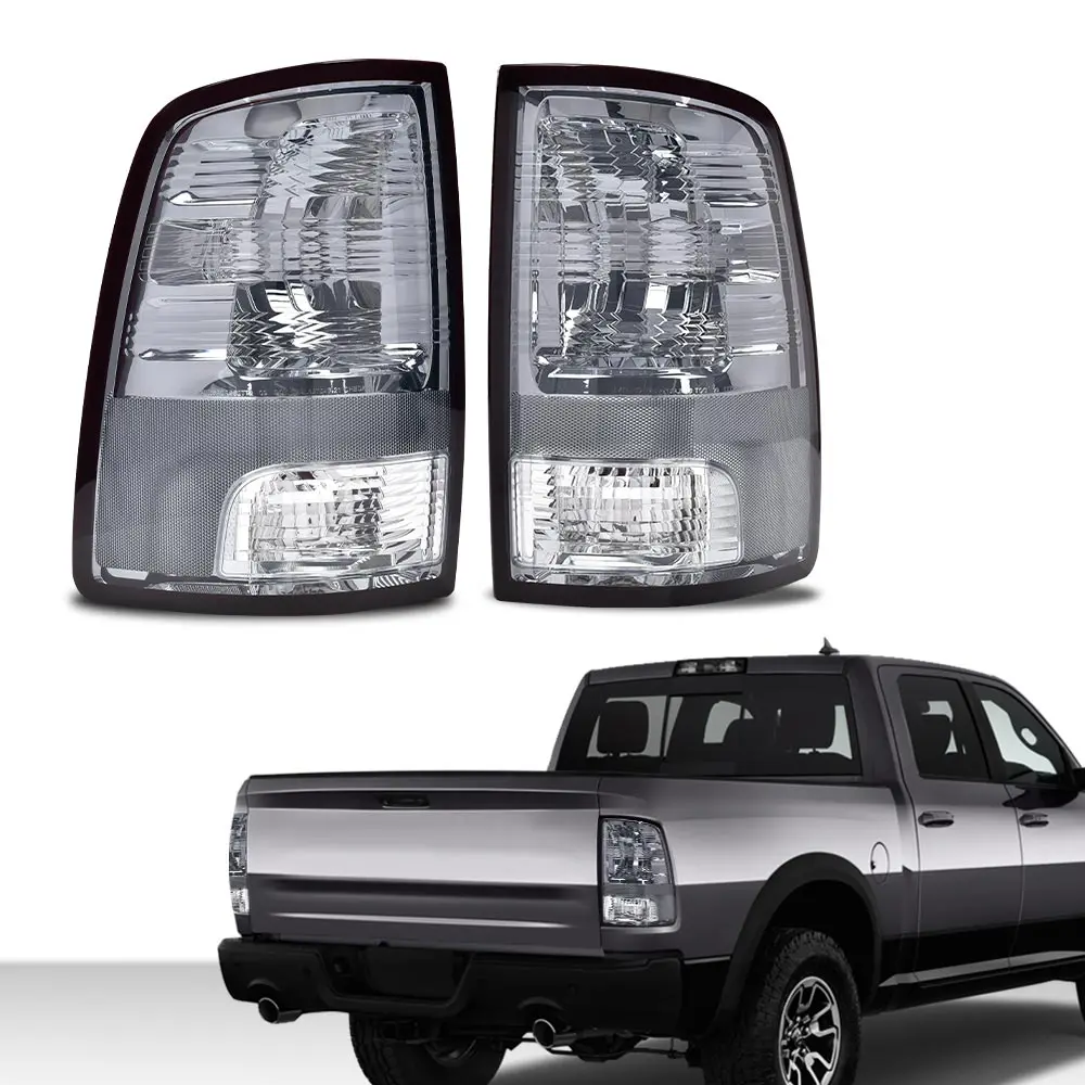 Rear Tail Lights Lamps Assembly W/O Bulbs Smoke Lens Left & Right Compatible with 2009-2018 Dodge Ram 1500, 2500/3500 2010-2018
Rear Tail Lights Lamps Assembly W/O Bulbs Smoke Lens Left & Right Compatible with 2009-2018 Dodge Ram 1500, 2500/3500 2010-2018