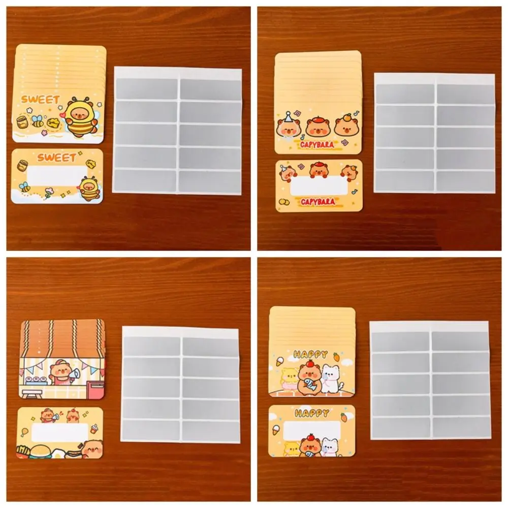 10 шт. скретч-карточек с капибарами, подарочные сертификаты на годовщину, DIY-подарки, билеты, сувениры для мероприятий, игры для вечеринок, сюрприз-карты удачи
10 шт. скретч-карточек с капибарами, подарочные сертификаты на годовщину, DIY-подарки, билеты, сувениры для мероприятий, игры для вечеринок, сюрприз-карты удачи