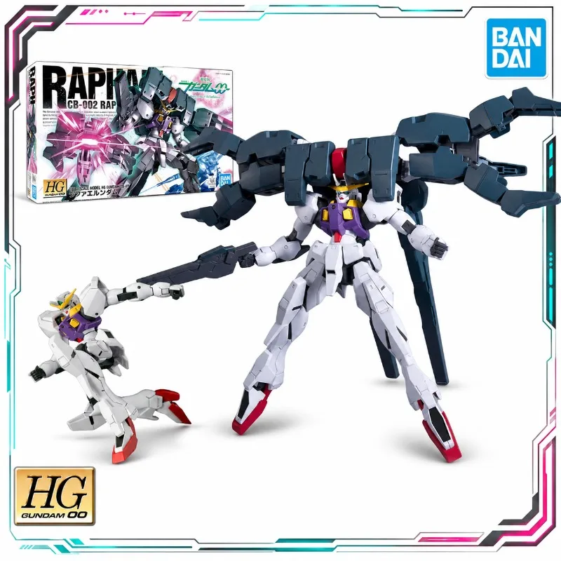 Bandai Original HG 1/144 Raphael Mobile Suit Heavy Backpack Claw Module Purple White Mecha Robot Assembly Plastic Model Kit Toy
Bandai Original HG 1/144 Raphael Mobile Suit Heavy Backpack Claw Module Purple White Mecha Robot Assembly Plastic Model Kit Toy