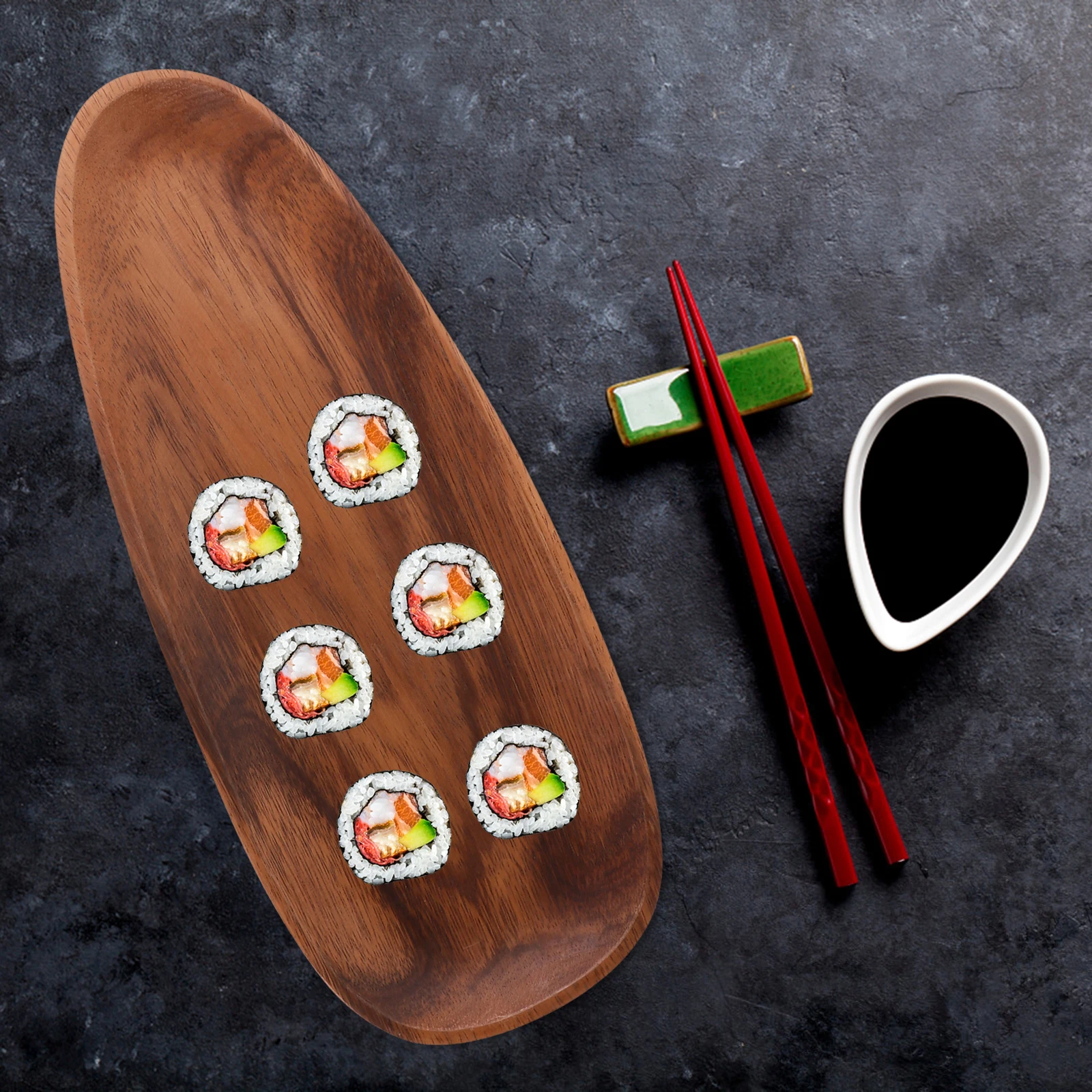 Wooden Sushi Plates Decorative Dinner Tray Food Serving Platters Classic Design Premium Material Practical Use
Wooden Sushi Plates Decorative Dinner Tray Food Serving Platters Classic Design Premium Material Practical Use