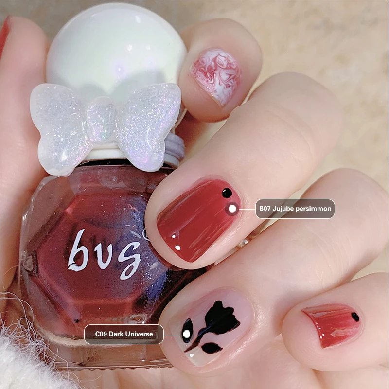 10ml Pearlescent Water-based Nail Polish White No Baking Can Tear Bright Color Nail Frosting Nail Polish Without Baking Lamp
10ml Pearlescent Water-based Nail Polish White No Baking Can Tear Bright Color Nail Frosting Nail Polish Without Baking Lamp
