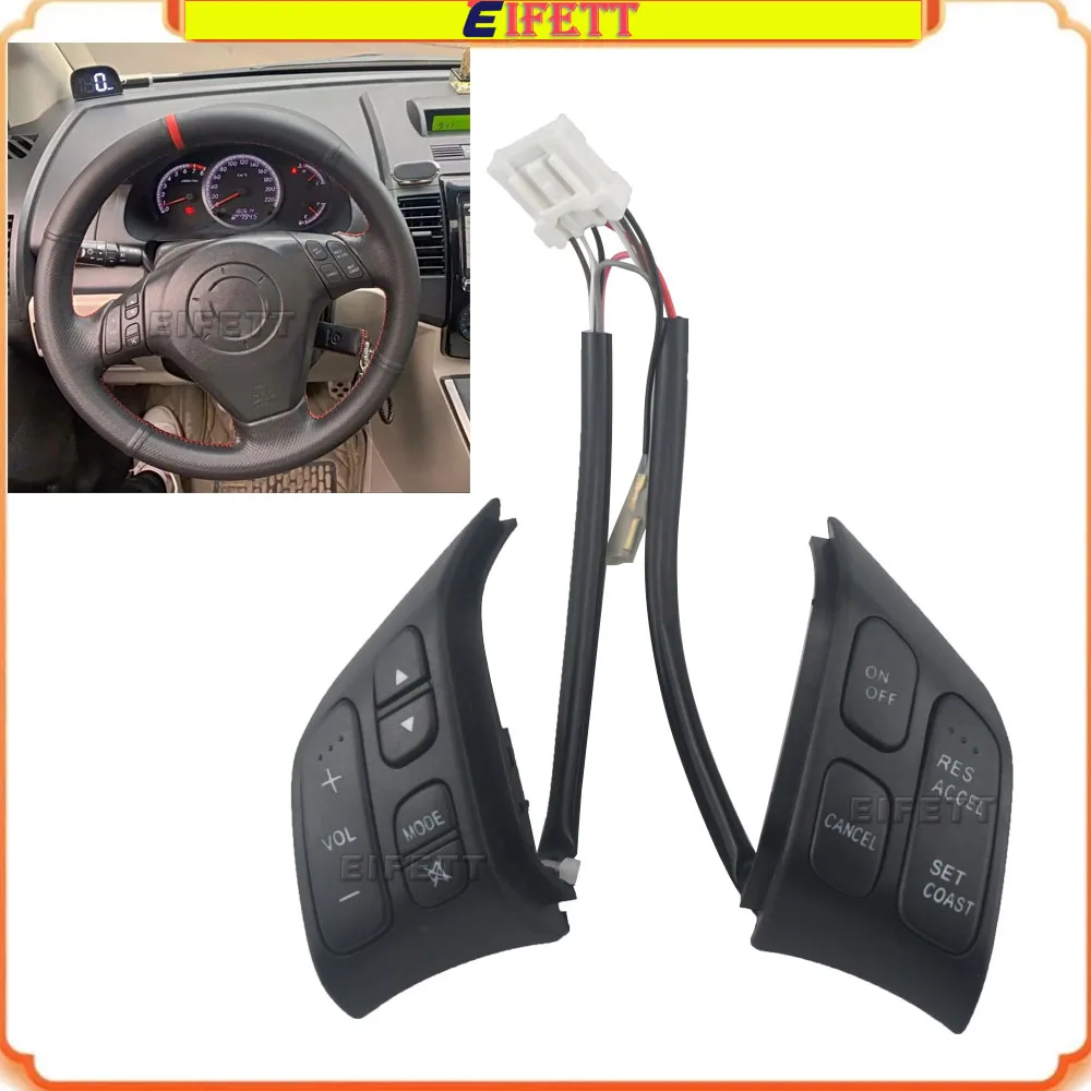 Top Quality Steering Wheel Button Cruise Control Audio Volume Switch For Mazda 6 GG Mazda 5 CR 2007-2009
Top Quality Steering Wheel Button Cruise Control Audio Volume Switch For Mazda 6 GG Mazda 5 CR 2007-2009