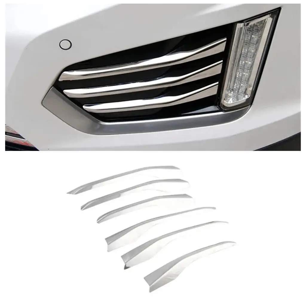 For Cadillac XT5 2016 - 2023 Stainless Steel Front Fog Light Lamp Cover Eyebrow Eyelid Garnish Trim Kit Car Exterior Accessories
For Cadillac XT5 2016 - 2023 Stainless Steel Front Fog Light Lamp Cover Eyebrow Eyelid Garnish Trim Kit Car Exterior Accessories