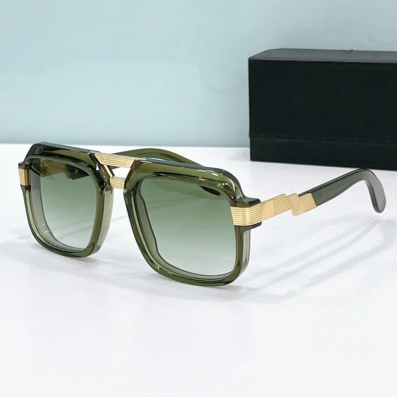 INS MOD669 Square Alloy and Square Sunglasses Gradient GreenDouble Bridge Men and Women High Quality UV400 Eyeglasses with Case
INS MOD669 Square Alloy and Square Sunglasses Gradient GreenDouble Bridge Men and Women High Quality UV400 Eyeglasses with Case