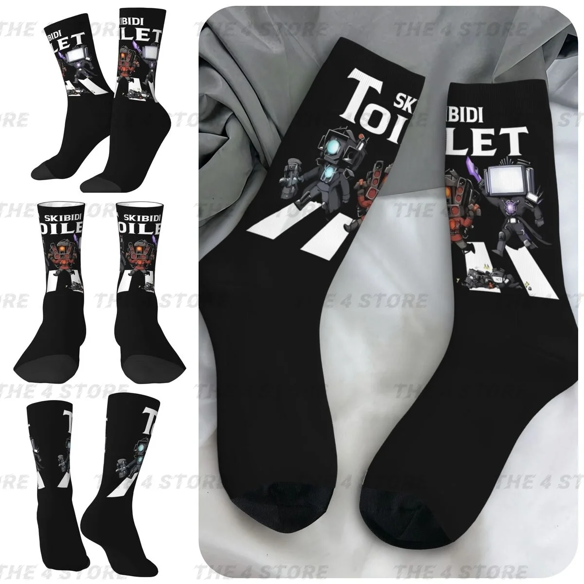 Skibidi Toilte High elasticity polyester fiber cosy Unisex Outdoor Happy 3D color printing Socks
Skibidi Toilte High elasticity polyester fiber cosy Unisex Outdoor Happy 3D color printing Socks