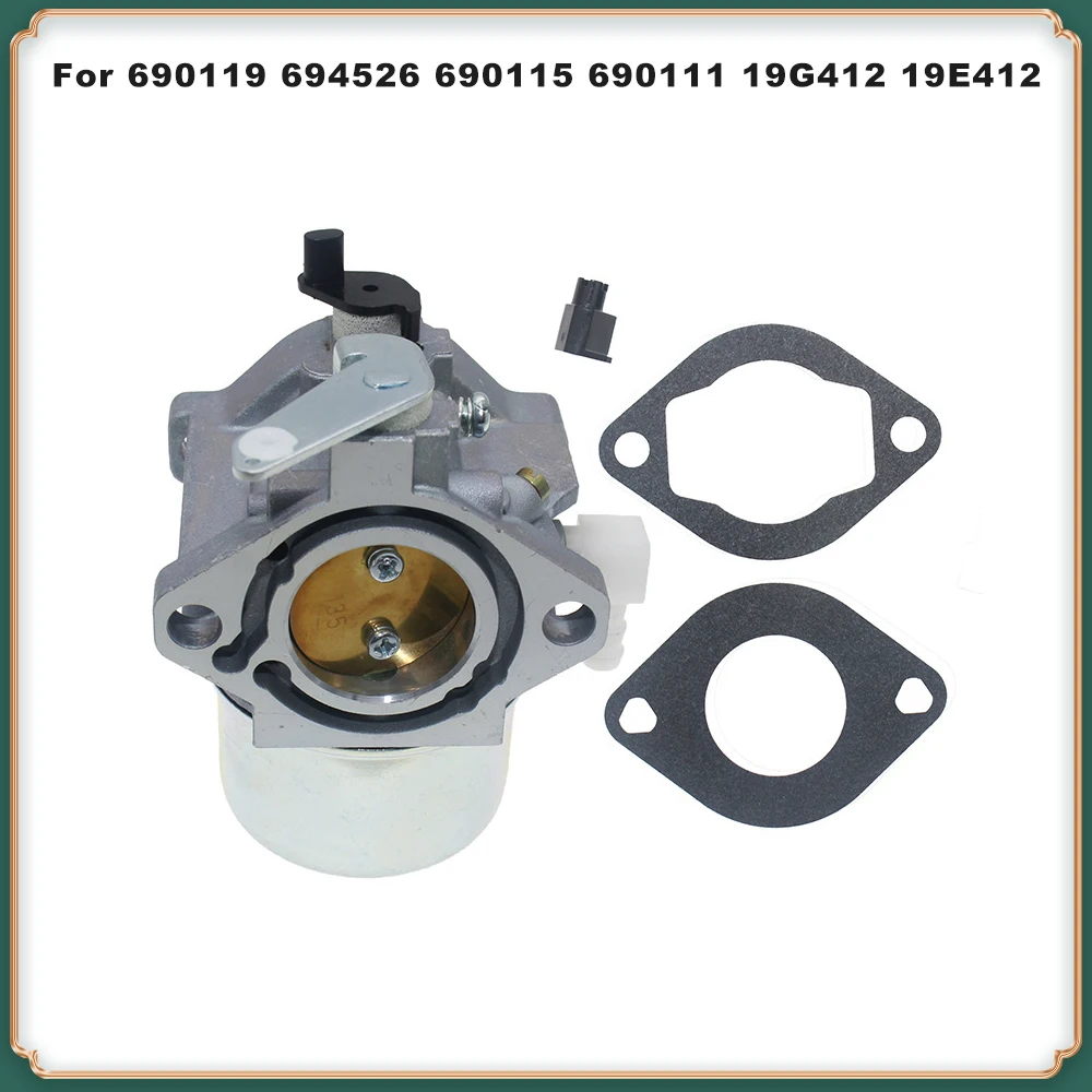 Replacement Carburetor 5-4993 - Fits 19E412, 19G412 Engines & Parts 690111, 690115, 690119, 694526
Replacement Carburetor 5-4993 - Fits 19E412, 19G412 Engines & Parts 690111, 690115, 690119, 694526