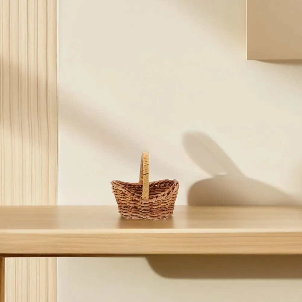 3 Pcs Hamper Rattan Flower Basket Farmhouse Small Mini Handwoven Miniature Easter Baskets for Crafts Fairy Garden Picnic Brown
3 Pcs Hamper Rattan Flower Basket Farmhouse Small Mini Handwoven Miniature Easter Baskets for Crafts Fairy Garden Picnic Brown