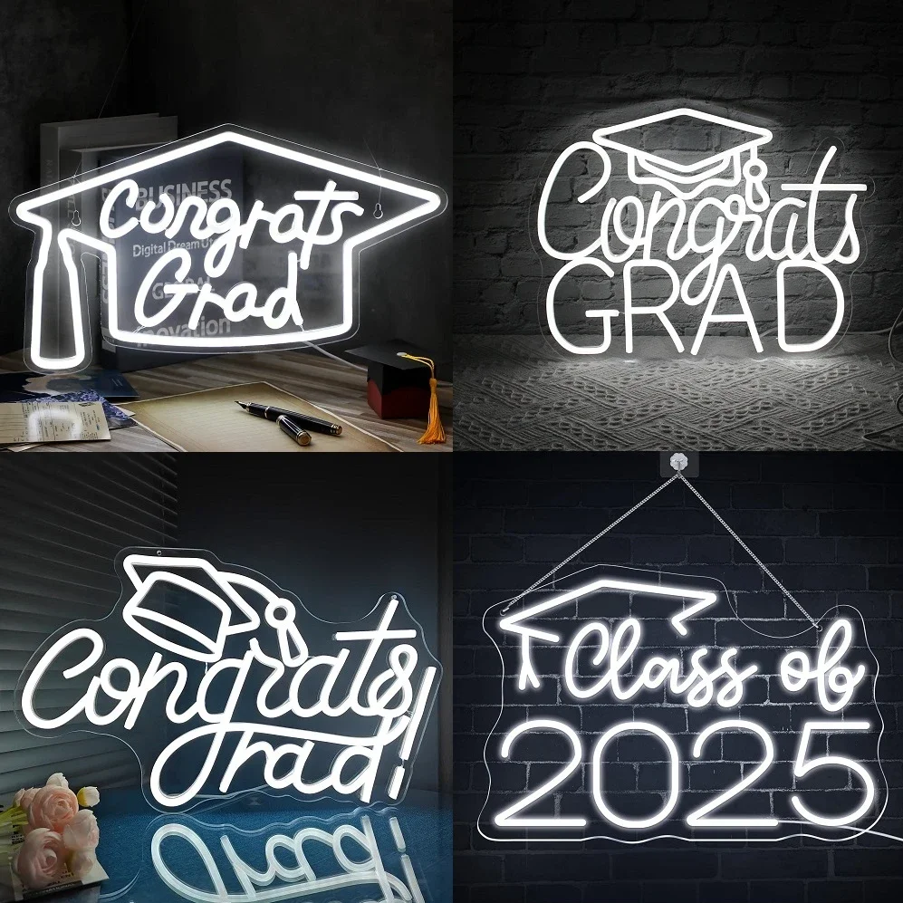 Congrats Grad Neon Signs For Wall Decor Art Logo Graduation Season 2025 Room Decoration For Classroom Ceremony Party Celebration
Congrats Grad Neon Signs For Wall Decor Art Logo Graduation Season 2025 Room Decoration For Classroom Ceremony Party Celebration
