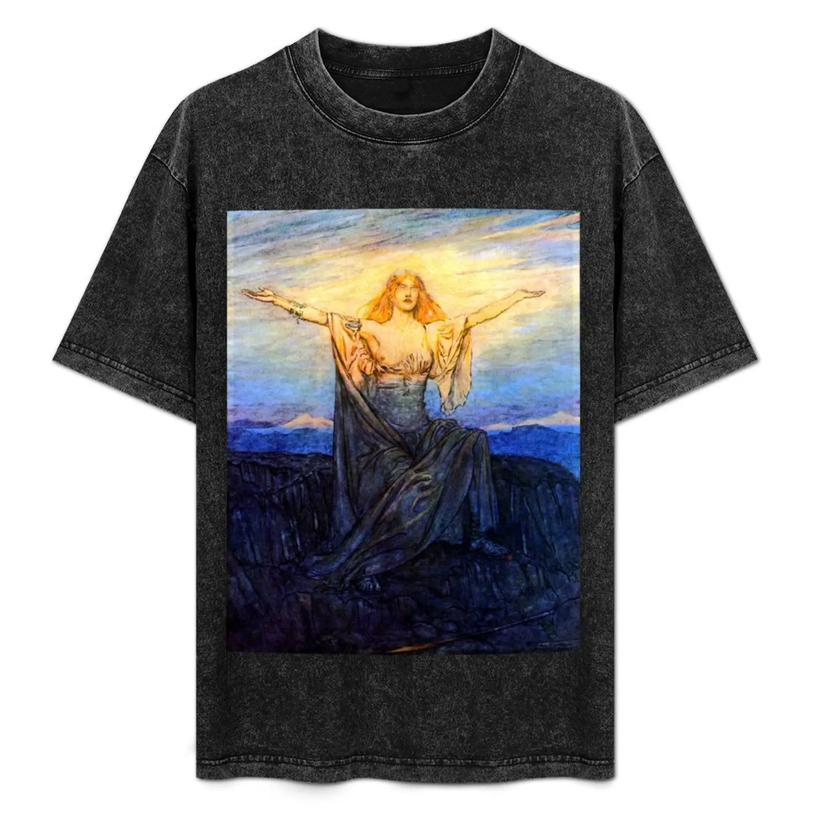 Greeting the Sun - Siegfried and the Twilight of the Gods - Arthur Rackham T-Shirt Sporty Casual Quick Dry T-Shirt
Greeting the Sun - Siegfried and the Twilight of the Gods - Arthur Rackham T-Shirt Sporty Casual Quick Dry T-Shirt