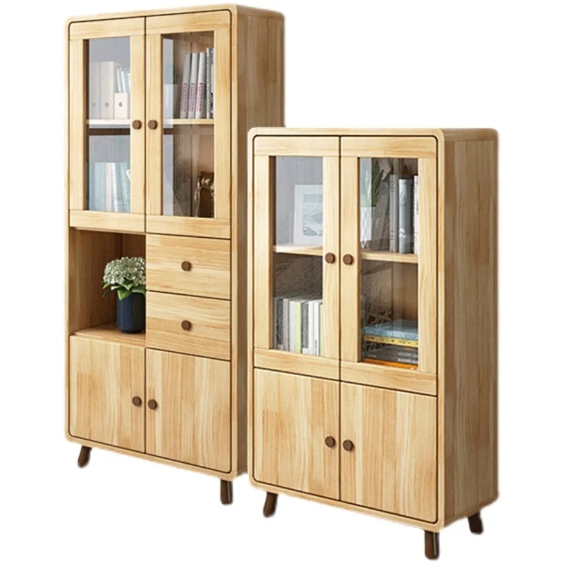 YJQ solid wood bookcase floor-to-ceiling household with glass door dust-proof bookshelf bedroom large-capacity storage cabinet
YJQ solid wood bookcase floor-to-ceiling household with glass door dust-proof bookshelf bedroom large-capacity storage cabinet
