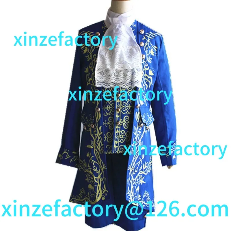 Customization cos costume men's blue movie cosplay costume prince of the beast
Customization cos costume men's blue movie cosplay costume prince of the beast
