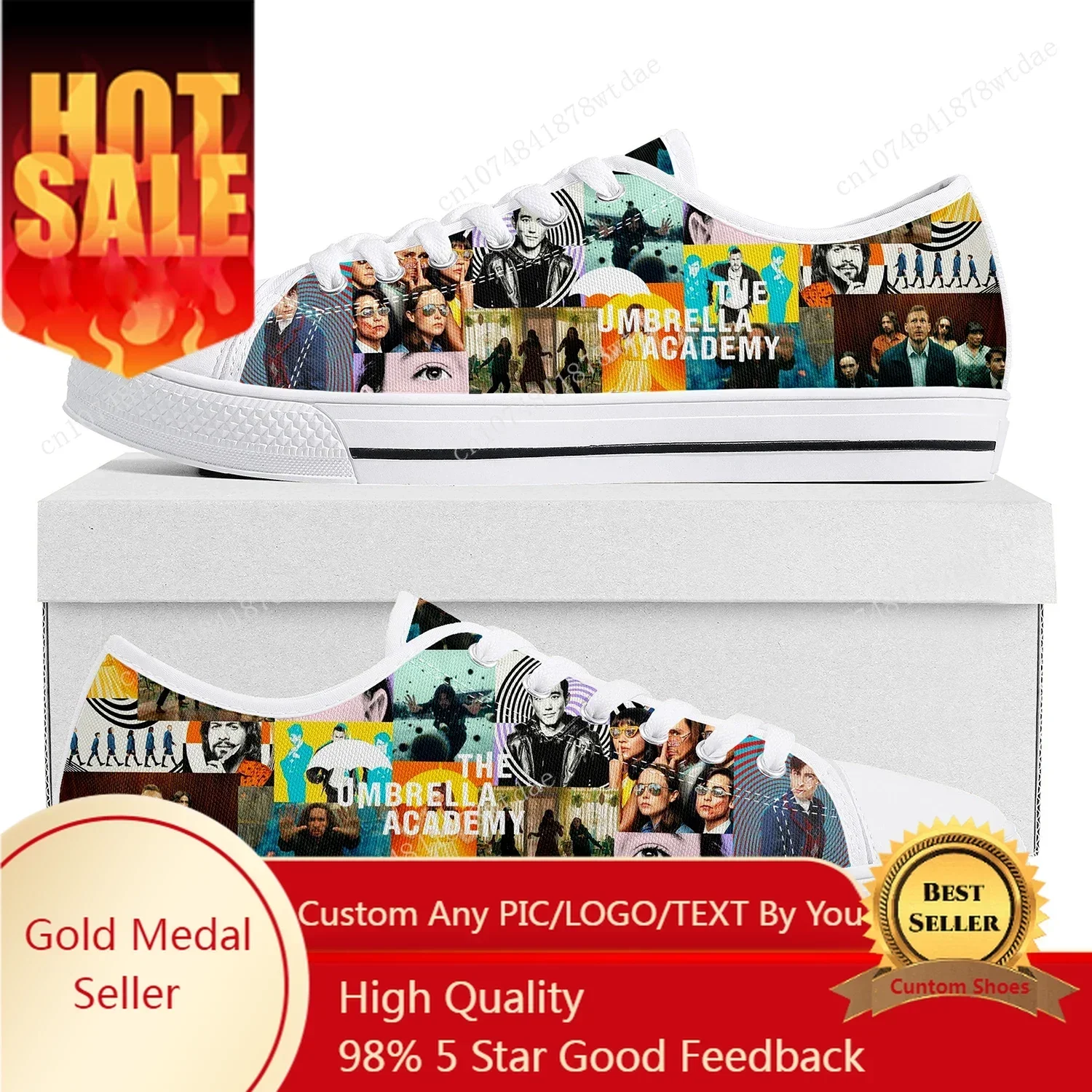 The Umbrella Academy Low Top Sneakers Womens Mens Teenager High Quality Canvas Sneaker Couple Comics Manga Custom Made Shoes
The Umbrella Academy Low Top Sneakers Womens Mens Teenager High Quality Canvas Sneaker Couple Comics Manga Custom Made Shoes