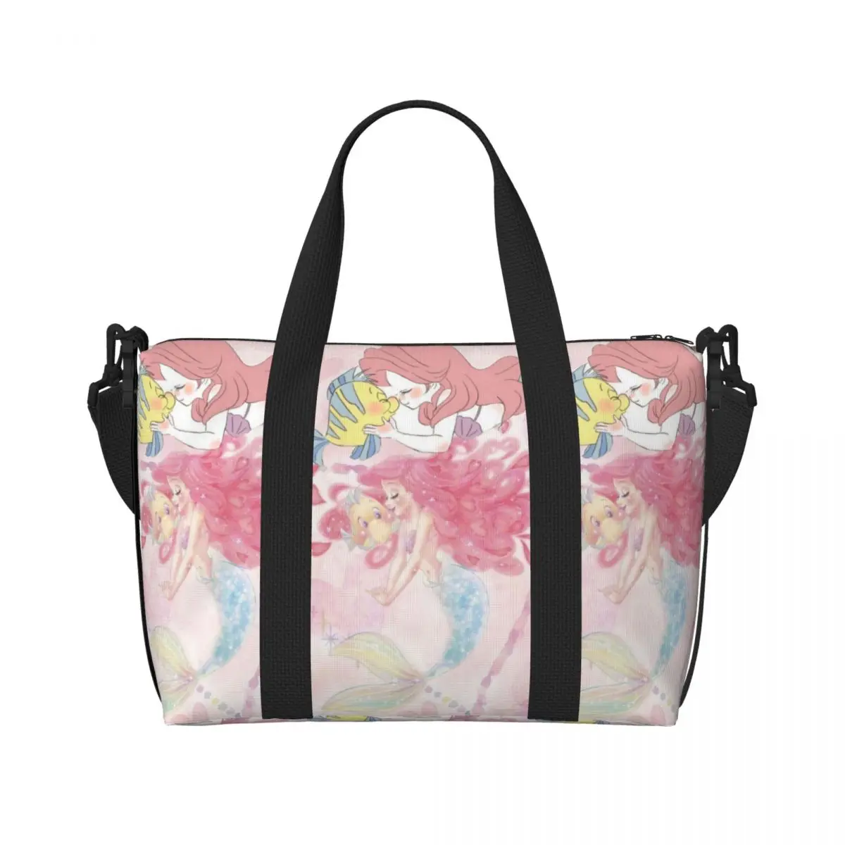 Custom The Little M-Mermaid Beach Tote Bag Women Extra Large Gym Carry On Princess Ariel Travel Shopping Bags
Custom The Little M-Mermaid Beach Tote Bag Women Extra Large Gym Carry On Princess Ariel Travel Shopping Bags