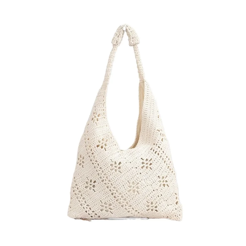 Women's Hollow Out Crochet Beach Tote Bag with Large Capacity Summer Vacation Handmade Cotton Bohemian
Women's Hollow Out Crochet Beach Tote Bag with Large Capacity Summer Vacation Handmade Cotton Bohemian