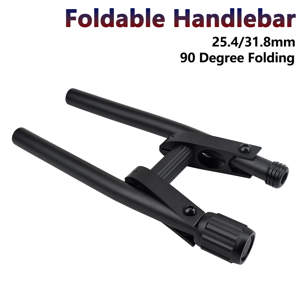 Aluminum Alloy Foldable Bike Handlebar 25.4/31.8*600mm 90 Degree Folding Electric Kick Scooter Bicycle Handle Bar
Aluminum Alloy Foldable Bike Handlebar 25.4/31.8*600mm 90 Degree Folding Electric Kick Scooter Bicycle Handle Bar