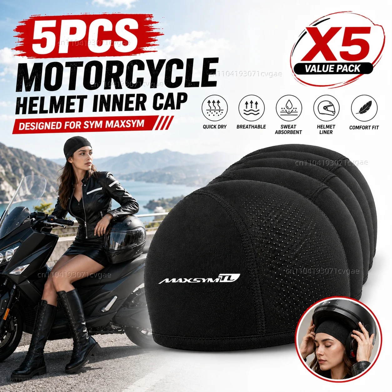5pcs Motorcycle Helmet Inner Cap Hat Quick Dry Breathable Hat Racing Cap Skull Cap Cooling Thin For SYM MAXSYM TL500 TL 500 2020
5pcs Motorcycle Helmet Inner Cap Hat Quick Dry Breathable Hat Racing Cap Skull Cap Cooling Thin For SYM MAXSYM TL500 TL 500 2020