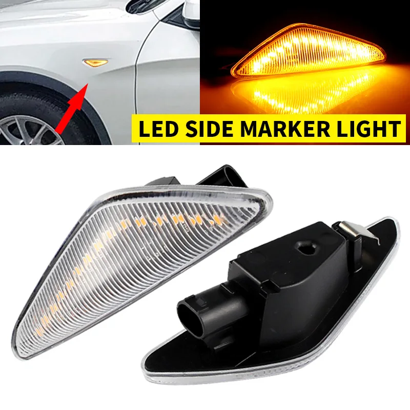 2Pcs LED Fender Side Marker Light Turn Signal Lamp For BMW X3 F25 X5 E70 X6 E71 OEM# 63137171007, 63137171008 Car Accessories
2Pcs LED Fender Side Marker Light Turn Signal Lamp For BMW X3 F25 X5 E70 X6 E71 OEM# 63137171007, 63137171008 Car Accessories