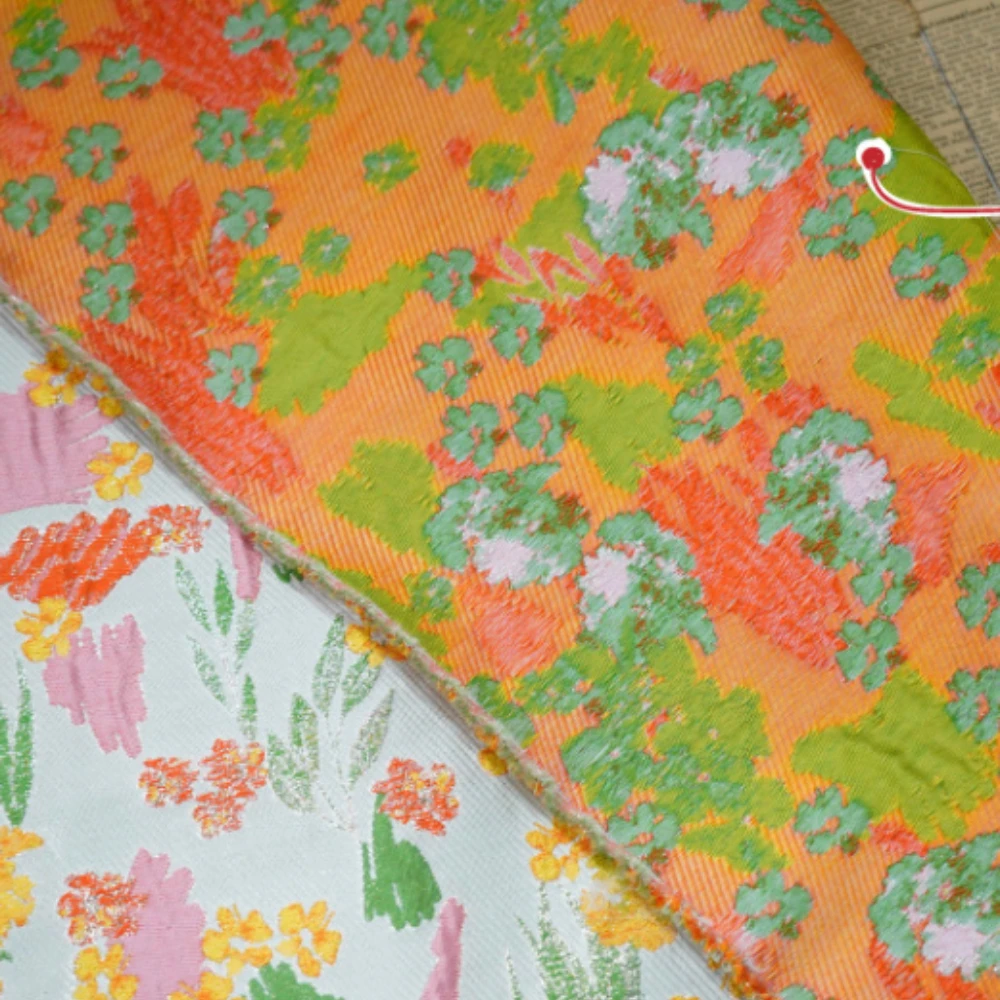 Metal Wire Flowers Elegant Jacquard Fabric for Stage Costumes Dress Decorative Cloth Diy By The Meter Sewing Material
Metal Wire Flowers Elegant Jacquard Fabric for Stage Costumes Dress Decorative Cloth Diy By The Meter Sewing Material