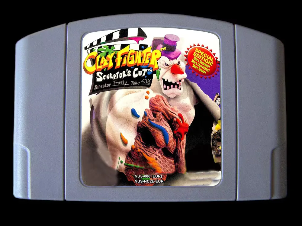 64-битные игры ** Clay Fighter Sculptor's Cut (английский язык!!)
64-битные игры ** Clay Fighter Sculptor's Cut (английский язык!!)