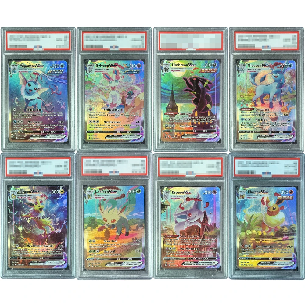 8 своими руками 2021. Umbreon Espeon Leafeon Vaporeon Vmax Rating Коллекционные карты Копия Jolteon Выпускные карты Аниме-карты Подарки
8 своими руками 2021. Umbreon Espeon Leafeon Vaporeon Vmax Rating Коллекционные карты Копия Jolteon Выпускные карты Аниме-карты Подарки