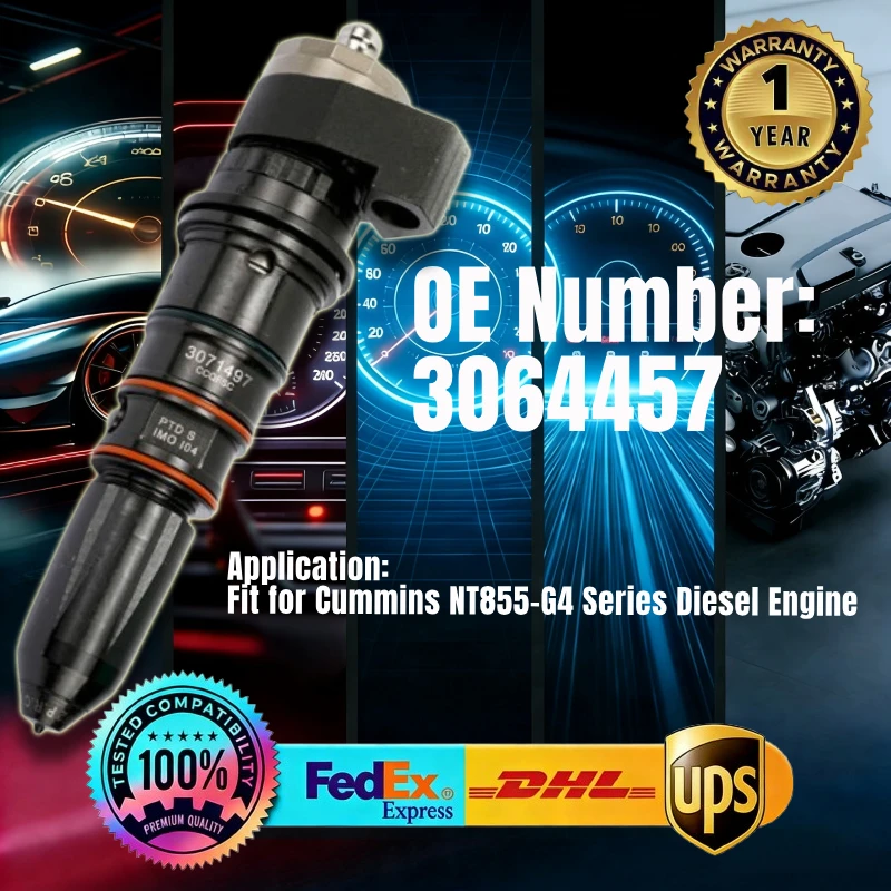 High Quality Fuel Injector 3064457 for Cummins NT855-G4 Series Diesel Engine
High Quality Fuel Injector 3064457 for Cummins NT855-G4 Series Diesel Engine