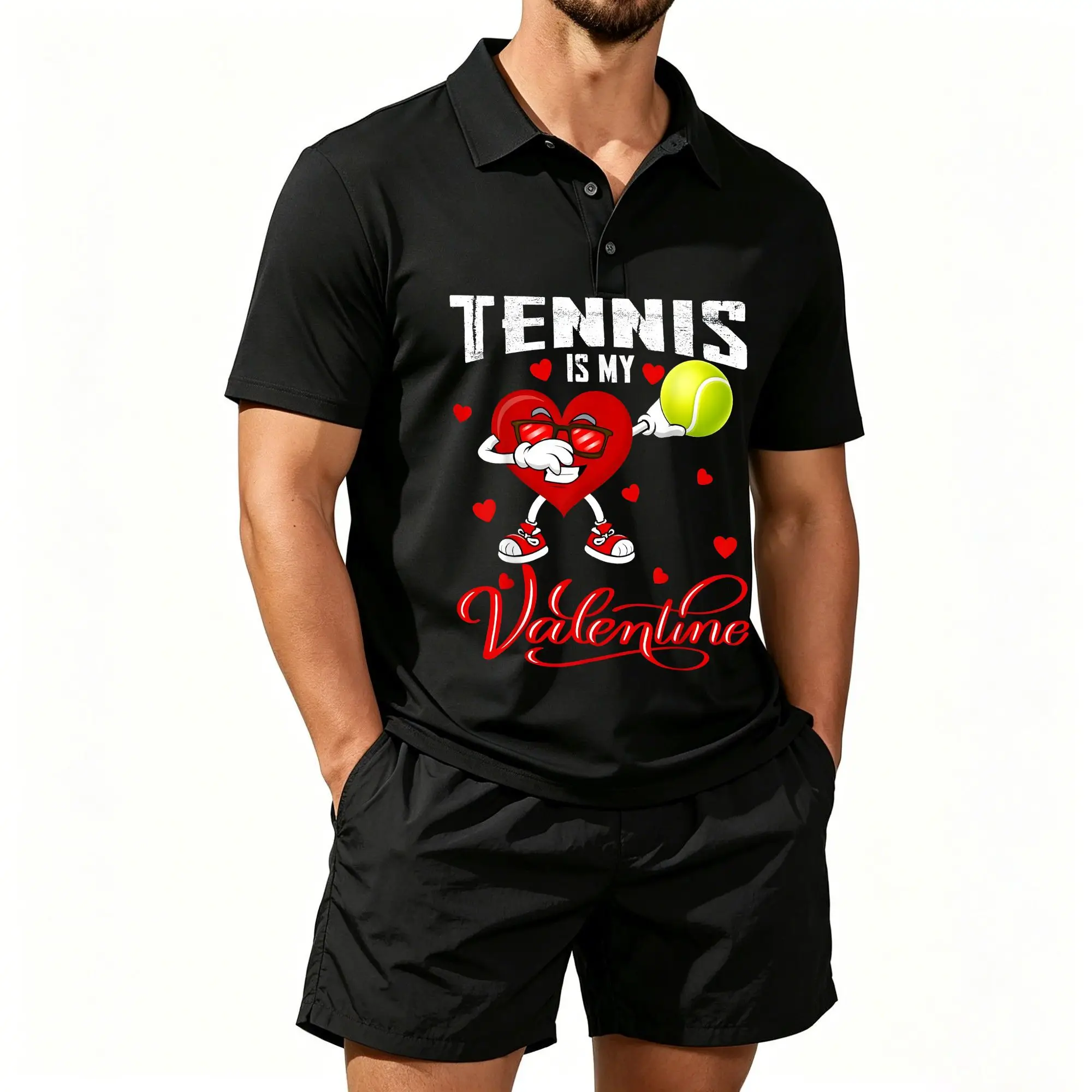 Men's Short-Sleeved Polo Set, Print: Halloween-Themed Design, Suitable for Everyday Wear and Outdoor Activities, Soft and Breathable Fabric, Machine Washable
Men's Short-Sleeved Polo Set, Print: Halloween-Themed Design, Suitable for Everyday Wear and Outdoor Activities, Soft and Breathable Fabric, Machine Washable