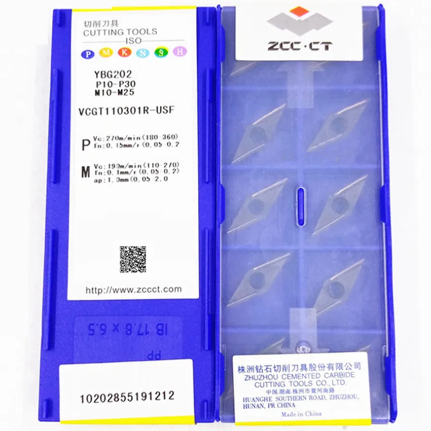 VCGT110301R-USF YBG202/VCGT110301L-USF YBG202/VCGT110302R-USF YBG202/VCGT110302L-USF YBG202 ZCC.CT CNC carbide inserts 10pcs/box
VCGT110301R-USF YBG202/VCGT110301L-USF YBG202/VCGT110302R-USF YBG202/VCGT110302L-USF YBG202 ZCC.CT CNC carbide inserts 10pcs/box