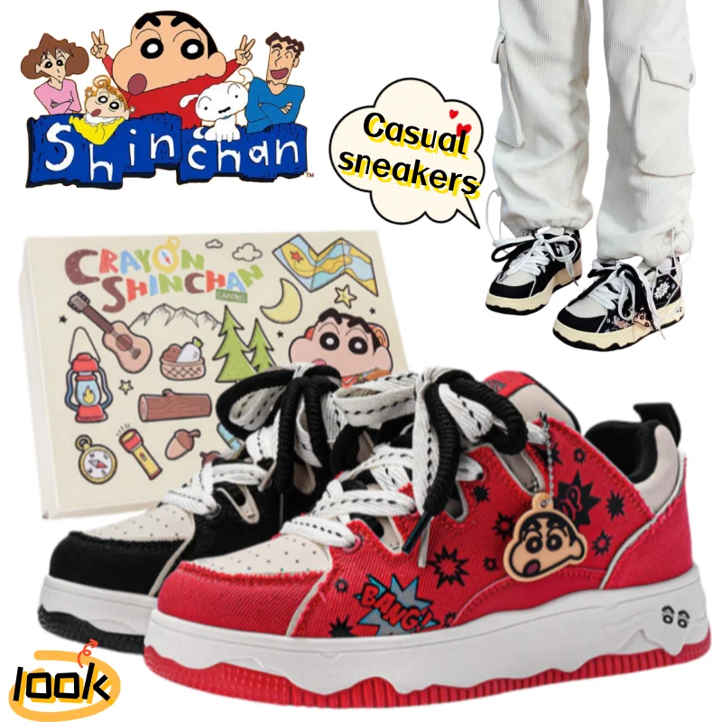 Crayon Shin-chan Nohara Hiroshi Boochan TV series-themed fashion sneakers for men and women casual versatile shoes for autumn
Crayon Shin-chan Nohara Hiroshi Boochan TV series-themed fashion sneakers for men and women casual versatile shoes for autumn