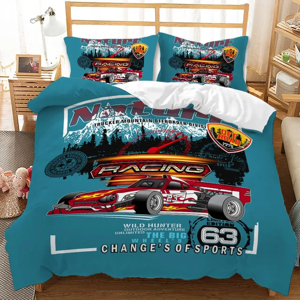 Racing Duvet Cover Dirt Bike Twin Size Race Car Competition Extreme Sports Comforter Cover Men Automobile Polyester Qulit Cover
Racing Duvet Cover Dirt Bike Twin Size Race Car Competition Extreme Sports Comforter Cover Men Automobile Polyester Qulit Cover