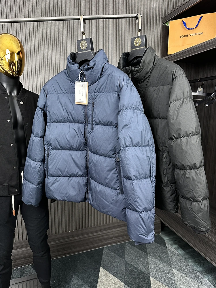 First Generation Bread Sle High Fluffy 500 Men's Pure Color Stand Collar Zipper Casual down Jaet Outerwear
First Generation Bread Sle High Fluffy 500 Men's Pure Color Stand Collar Zipper Casual down Jaet Outerwear