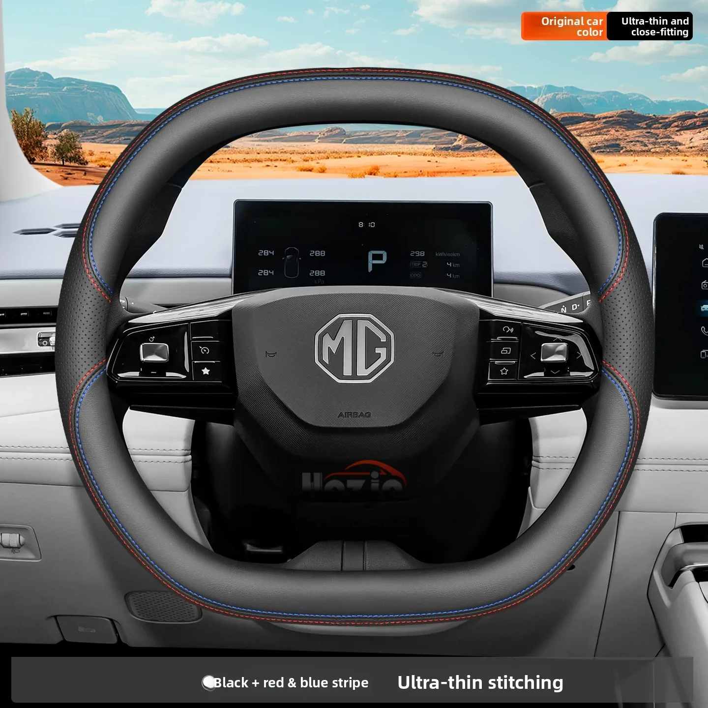 Leather Car Steering Wheel Cover for MG EHS ZS Luxury HS PHEV 3 Hybrid GT 2024 2025 2026 Accessories
Leather Car Steering Wheel Cover for MG EHS ZS Luxury HS PHEV 3 Hybrid GT 2024 2025 2026 Accessories