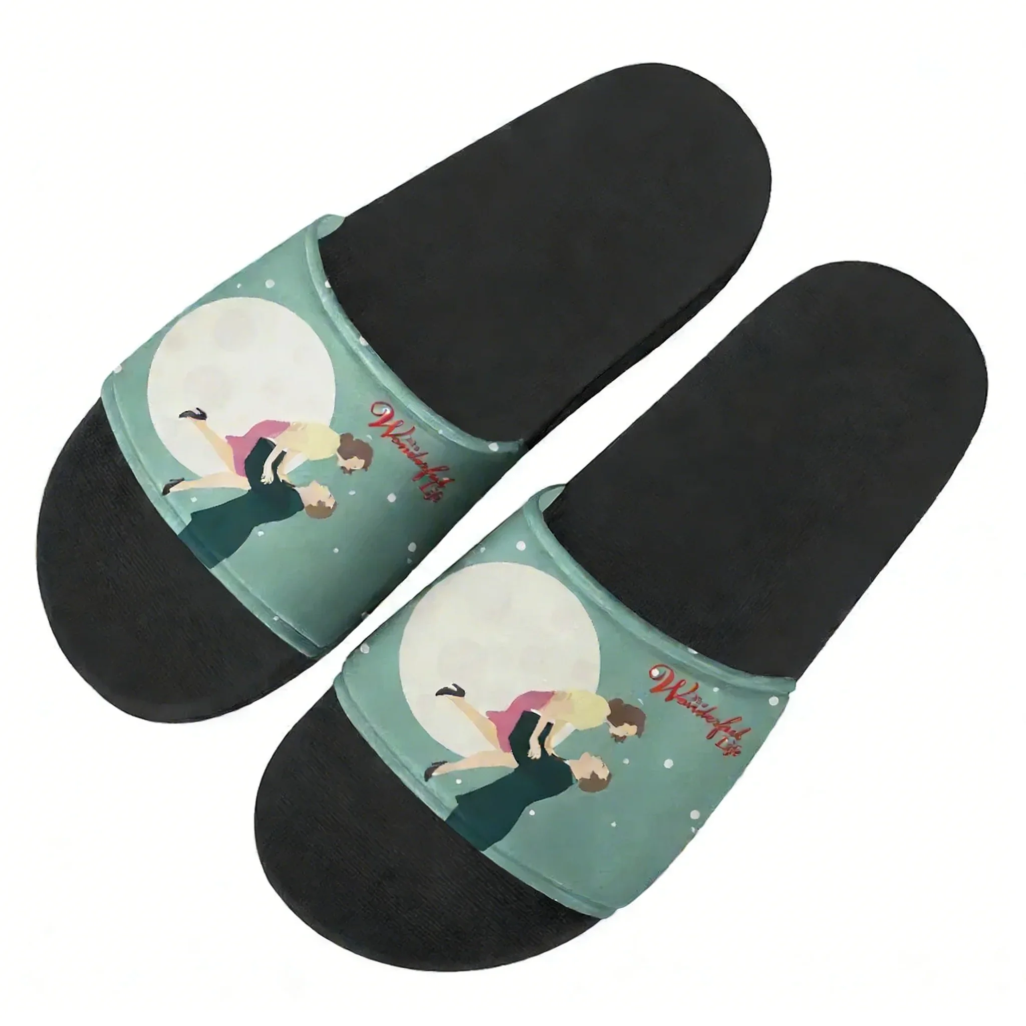 It's a Wonderful Life Flip Flops Home Slippers Mens Womens Teenager Family Slippers Bathroom Pool Sandals Customized Water Shoes
It's a Wonderful Life Flip Flops Home Slippers Mens Womens Teenager Family Slippers Bathroom Pool Sandals Customized Water Shoes
