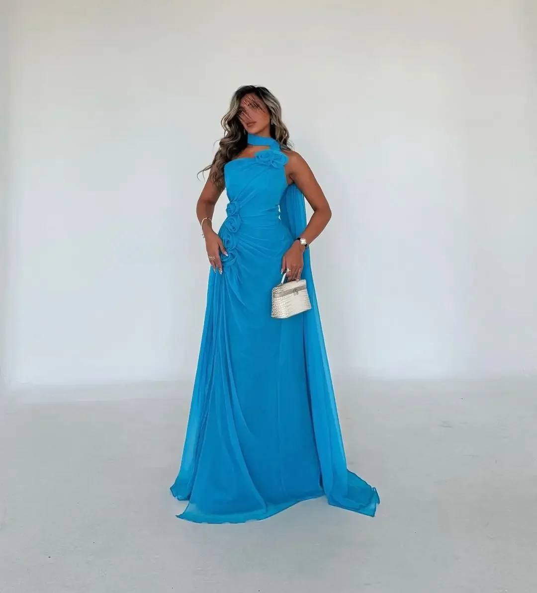 customized Elegant Sleeveless Prom Dresses One Shoulder Pleated Flowers Floor Length Party Dresses Evening Dresses
customized Elegant Sleeveless Prom Dresses One Shoulder Pleated Flowers Floor Length Party Dresses Evening Dresses