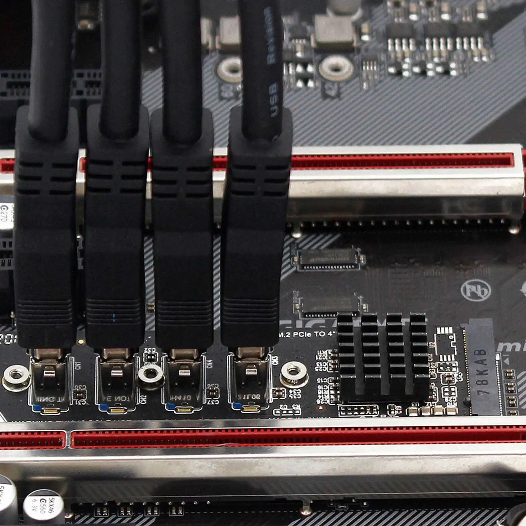 Efficient 6X M.2 M-Key Pcie Expansion Cards M.2 To Pci-E X1 4 Port USB3.0 Graphics Card Expansion Adapter ASM1184E M.2 Adapter
Efficient 6X M.2 M-Key Pcie Expansion Cards M.2 To Pci-E X1 4 Port USB3.0 Graphics Card Expansion Adapter ASM1184E M.2 Adapter