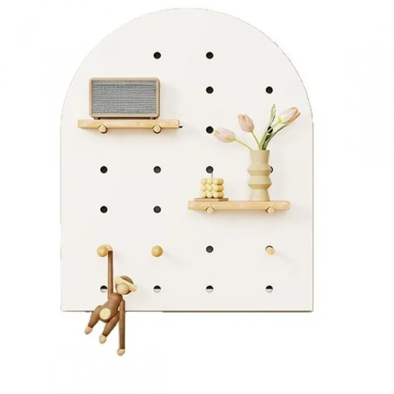 Solid wood hole board, non-punching meter box shielding storage, porch storage rack
Solid wood hole board, non-punching meter box shielding storage, porch storage rack